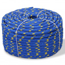 Pietauvošanās virve, 14 mm, 50 m, polipropilēns, zila