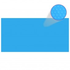 Baseina pārklājs pe 7.32 x 3.66 m taisnstūria forma, zils