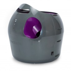 Petsafe automātiskā bumbas mešanas ierīce, 9 m, pelēka ar violetu