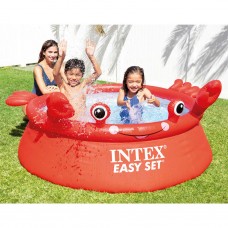 Intex piepūšamais baseins easy set, krabja forma, 183x51 cm
