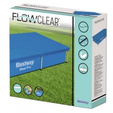 Bestway baseina pārklājs flowclear, 221x150 cm