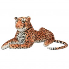 Rotaļu leopards, xxl, brūns plīšs
