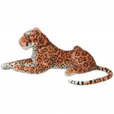 Rotaļu leopards, xxl, brūns plīšs