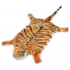 Tīģera paklājs, 144 cm, brūns plīšs
