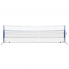 Badmintona tīkls un badmintona volāniņi, 600x155 cm