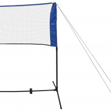 Badmintona tīkls un badmintona volāniņi, 600x155 cm