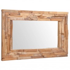 Spogulis, dekoratīvs, 90x60 cm, taisnstūra forma, tīkkoks