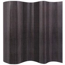 Istabas aizslietnis, bambuss, 250x165 cm, pelēks