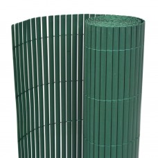 Dārza žogs, divpusējs, 90x300 cm, zaļš pvc