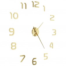 3d sienas pulkstenis, moderns dizains, 100 cm, xxl, zelta krāsa