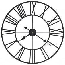 Vintāžas sienas pulkstenis, xxl, metāls, 80cm, kvarca mehānisms