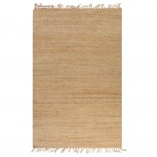 Paklājs, izgatavots ar rokām, džuta, 120x180 cm, dabīga krāsa