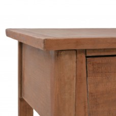 Konsoles galdiņš, brūns egles masīvkoks, 126x40x77,5 cm