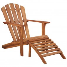Dārza krēsls ar kāju balstu, akācijas masīvkoks