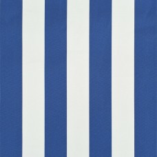 Markīze, 400x150 cm, sarullējama, zila ar baltu