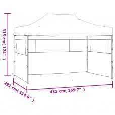 Saliekama telts, 3x4,5 m, 3 sienas, krēmkrāsā