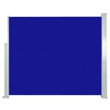 Izvelkama sānu markīze, 120x300 cm, zila