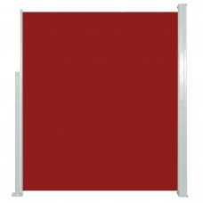 Izvelkama sānu markīze, 160 x 500 cm, sarkana