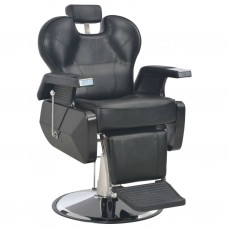 Frizieru krēsls, 72x68x98 cm, melna mākslīgā āda