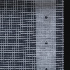 Brezenta pārklājs, smalki austs, 260 g/m² 3x4 m, balts