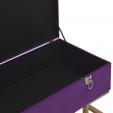 Sols ar kasti, 105 cm, violets samts