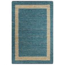 Paklājs, roku darbs, džuta, zils, 120x180 cm