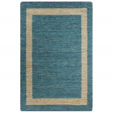 Paklājs, roku darbs, džuta, zils, 160x230 cm