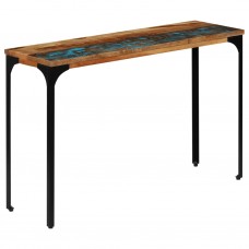 Konsoles galdiņš, 120x35x76 cm, pārstrādāts masīvkoks