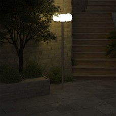 Dārza lampas stabs ar 3 lampām, 220 cm