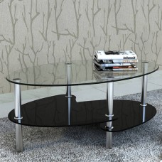 Kafijas galdiņš ar ekskluzīvu dizainu, melns