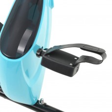 Magnētiskais velotrenažieris ar pulsa mērītāju, melns, zils