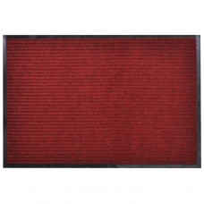 Sarkans durvju paklājs pvc 120 x 180 cm