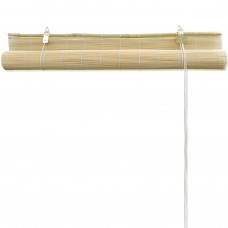 Ruļļu žalūzija, dabīgas krāsas bambuss, 100x160 cm
