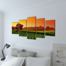Modulārā foto glezna lauki 100 x 50 cm