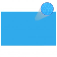 Baseina pārklājs, 260x160 cm, taisnsūra forma, zils pe