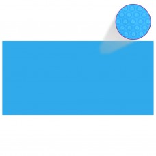 Baseina pārklājs pe 4.50 x 2.20 m taisnstūria forma, zils