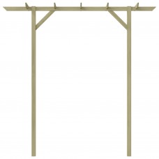 Dārza pergola, 205x40x203 cm, koks