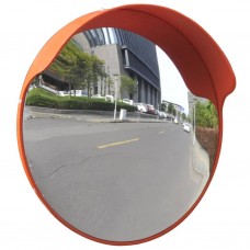 Izliekts satiksmes spogulis, pc plastmasa, oranžs, 45 cm