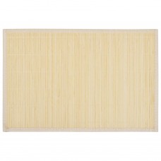 Bambusa galda paliktņi, 6 gab., 30 x 45 cm, dabīgā krāsā