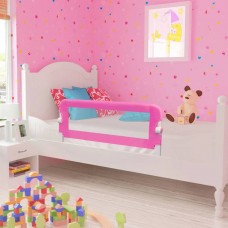 Bērnu gultas aizsargbarjera, 102x42 cm, rozā