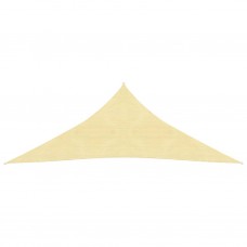 Hdpe saulessargs, 3,6x3,6x3,6 m, bēšs, trijstūra formas