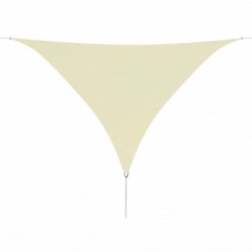Saulessargs, 5x5x5m, trijstūra forma,krēmkrāsas oksforda audums