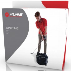 Pure2improve soma golfa sitiena treniņam, 23x8x25 cm, melna, p2i190020