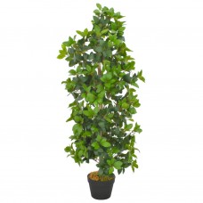 Mākslīgais augs, lauru koks ar podiņu, zaļš, 120 cm