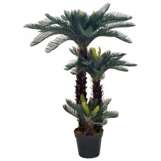 Mākslīgā cikas palma ar podiņu, 125 cm, zaļa