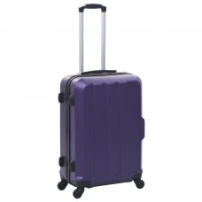 Cieto koferu komplekts, 3 gab., abs, violets