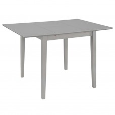 Izvelkams virtuves galds, (80-120)x80x74 cm, pelēks mdf