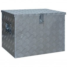 Alumīnija kaste, 610x430x455 mm, sudraba krāsā