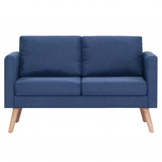 Divvietīgs dīvāns, zils audums