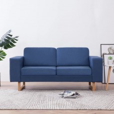 Divvietīgs dīvāns, zils audums